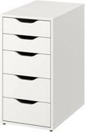 🗄️ ikea alex drawer unit: white, 14 1/8" x 27 1/2" - model: 101.928.24 logo