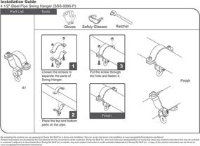 img 1 attached to Swing Set Stuff Hanger Sticker Sports & Fitness