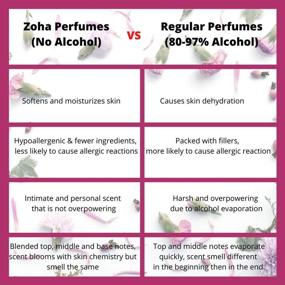 img 2 attached to Amber Bloom: Alcohol-Free Perfume & Natural Essential Oils by Zoha - Discover the 9 ml/.30 oz Fragrant Sensation!