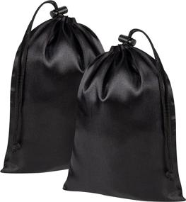 img 2 attached to Versatile Set of 12 Satin Bags with Drawstring – Perfect for Lingerie, Jewelry, Gifts, Party Favors, and More!