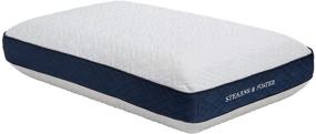 img 4 attached to 🌙 Почувствуйте истинный комфорт с подушкой из памяти Stearns & Foster Jumbo - в комплекте охлаждающий чехол.