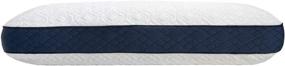 img 1 attached to 🌙 Почувствуйте истинный комфорт с подушкой из памяти Stearns & Foster Jumbo - в комплекте охлаждающий чехол.