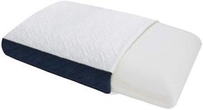 img 3 attached to 🌙 Почувствуйте истинный комфорт с подушкой из памяти Stearns & Foster Jumbo - в комплекте охлаждающий чехол.