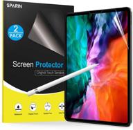 📱 2 pack sparin matte screen protectors for ipad pro 11 inch - pen-like writing experience, enhanced sensitivity - compatible with apple pencil логотип