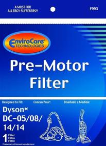 img 2 attached to 🔍 High-Quality Replacement Filters for Dyson DC14 Upright Vacuums - Set of 2 Pre & Post Filters by EnviroCare