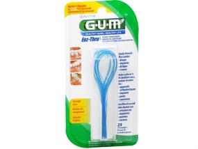 img 1 attached to 🦷 GUM EEZ-Thru Floss Threaders: 25 Count (Pack of 6) - Easy, Efficient Dental Flossing Tool!