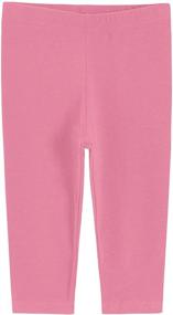 img 3 attached to Latuza Girls' Cotton Capri Leggings - Girls' Clothing Essential for Perfect Leggings Style