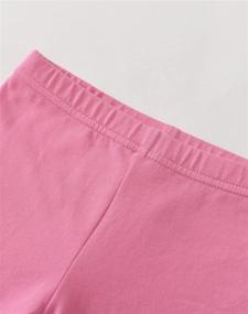 img 2 attached to Latuza Girls' Cotton Capri Leggings - Girls' Clothing Essential for Perfect Leggings Style