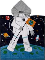 peryoun хлопковое пончо с капюшоном astronaut логотип
