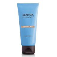 dead sea essentials mud hand cream: dry skin lotion for women, moisturizing treatment for sensitive skin - 3.38 fl oz, 100 ml logo