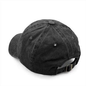 img 2 attached to Stylish Unisex Cacti Cactus Love Vintage 🧢 Jeans Baseball Cap - Adjustable Denim Dad Hat