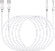 🔌 2-pack mfi certified apple iphone charger cable - 3ft lightning charging cord for iphone 13/12/11/x/xs max/xr/8/8 plus/7/6/6s/se/5c/5s/5, ipad air 2/mini - fast usb charge logo