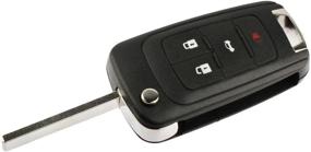 img 4 attached to 🔑 Enhance Your Vehicle's Security with Key Fob Keyless Entry Remote Flip Shell Case & Pad for Buick, Chevy, GMC