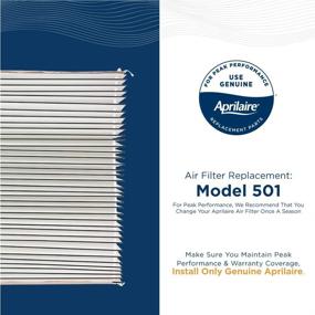 img 1 attached to 🔒 Aprilaire 501 Replacement Furnace Air Filter: MERV 16, Pack of 4, Allergy, Asthma, and Virus Protection