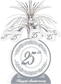 img 2 attached to Sparkling Silver 25th Anniversary Centerpiece Party Accessory - Perfect for Celebrating Milestone Events