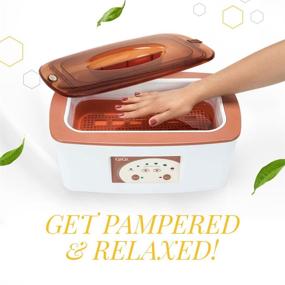 img 2 attached to 🔥 GiGi Digital Paraffin Bath Set with 6 lbs of GiGi Peach Paraffin Wax