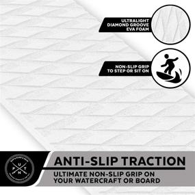img 3 attached to 🏄 Enhance Your Watersport Experience with our Non-Slip Traction Mat - Premium Marine Flooring & Paddleboard Grip Pad