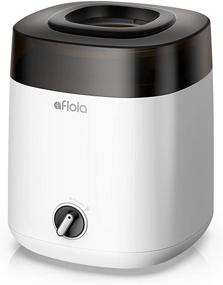 img 4 attached to Ice Cream Maker Machine - Afloia Super Low Noise/2-Quart/Lighter/28W Low Power - Automatic Soft Serve Ice Cream Machine for Kids Dessert/Frozen Fruit Dessert Making - Electronic Easy Sorbet - Easy to Clean and Store