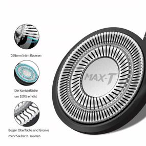 img 3 attached to 🔧 MAX-T Replacement Shaver Head: Genuine Mens Rotary Shaver Head and Cutter Assembly for Optimal Results