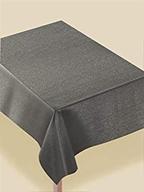 amscan metallic tablecloth supplies pewter logo