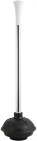 img 4 attached to 🚽 Kleen Freak 3010000 Antibacterial Toilet Plunger with Aluminum Handle - Maximum Plunging Power, Black/Polished Finish