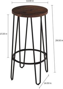 img 3 attached to Stools Backless Barstools Seat Kitchen Lavish Home