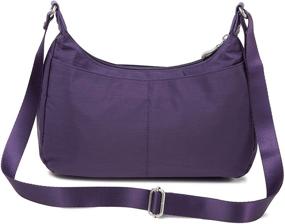 img 3 attached to Сумка-кроссбоди "Baggallini RFID Everyday Traveler" для женщин, черного цвета, включает ручную сумку и кошелек