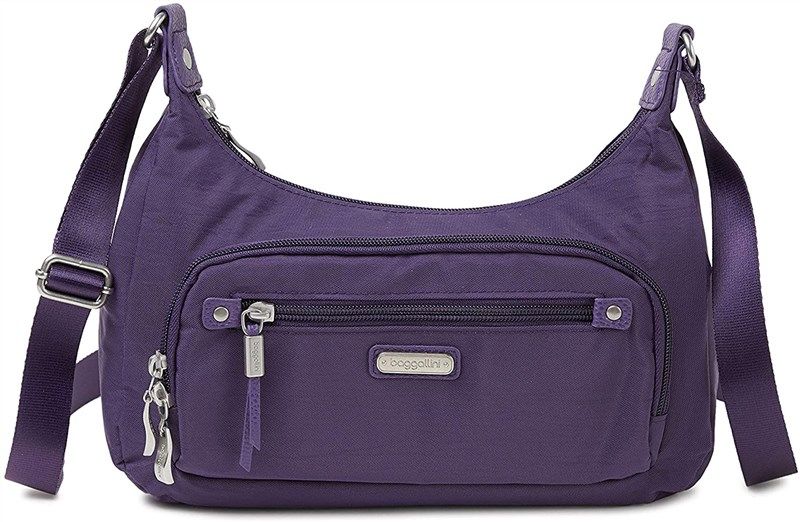 baggallini rfid everyday traveler black women's handbags & wallets and crossbody bags 로고