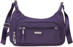 img 4 attached to Сумка-кроссбоди "Baggallini RFID Everyday Traveler" для женщин, черного цвета, включает ручную сумку и кошелек