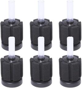 img 2 attached to 🐠 Aquarium Bio Cylinder Nano Sponge Filter - Set of 6 for Efficient Filtration