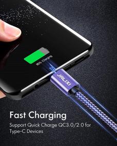 img 1 attached to Extra Long Purple USB A to USB C Cable [20ft] - Fast Charging & Data Transfer