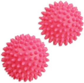 img 1 attached to 🐥 Black Duck Brand: Set of 4 Pink Dryer Balls - Eco-Friendly Reusable Alternative to Fabric Softener! Hypoallergenic, Lowers Drying Time, Softens & Gets Rid of Static Cling!