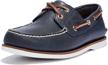 timberland classic 2 eye rootbeer brown men's shoes and loafers & slip-ons logo
