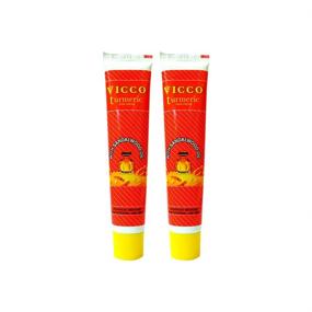 img 4 attached to 🌿 Natural Vicco Turmeric Cream Pack - 60g (2 x 30g) for Enhanced Skin Care