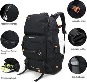 img 2 attached to Launched Waterproof Backpacks Travelling Mountaineering