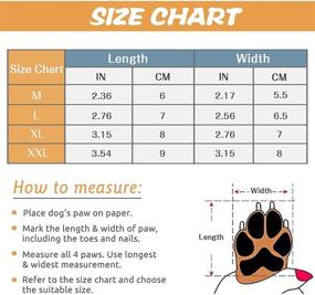 img 3 attached to Zuozee Waterproof Dog Boots: Outdoor Shoes with Reflective Strip, Anti-Slip Sole, Adjustable Pet Booties for Medium to Large Dogs - 4Pcs