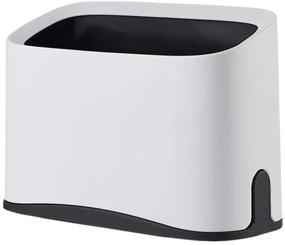 img 4 attached to A-Lkatsthy Small Trash Can and Cat Litter Scoop Holder in Simple White for Efficient Waste Management