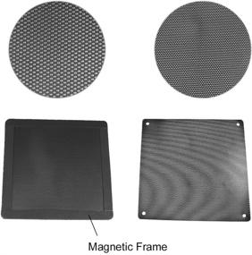 img 1 attached to 🔒 AIYUE 120 мм магнитный рамный пылевой фильтр: Защитите ваш ПК с мелкой пвх-сеткой