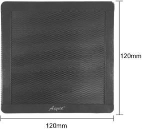 img 2 attached to 🔒 AIYUE 120 мм магнитный рамный пылевой фильтр: Защитите ваш ПК с мелкой пвх-сеткой