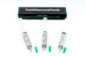 img 2 attached to 🔷 TechDiamondTools Set of 3 Diamond Auto Polishing Compound Polishing Paste 1500 3000 8000 Grit 10 grams Each for Marble Glass Metal Rock Resin Silver with 10% of Diamond Powder USA Made: Superior Diamond Polishing for a Flawless Finish