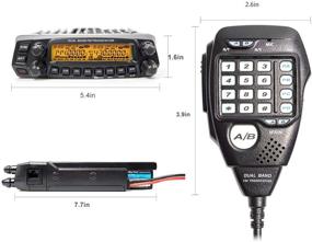 img 2 attached to 🚗 Усовершенствованный VHF/UHF AnyTone Dual Band Мобильный трансивер для транспортных средств AT-5888UV с расширенными передающими возможностями