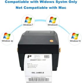 img 2 attached to MFLABEL Printer: Commercial, Thermal 🖨️ Printing Supplies for Packaging & Shipping