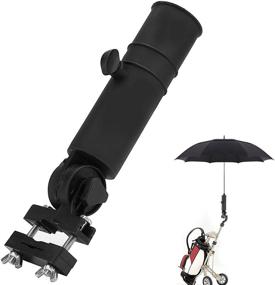 img 4 attached to 🏌️ OhhGo Golf Trolley Umbrella Holder: A Universal Stand for Golf Cart Handles in Black