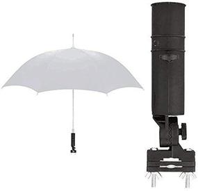 img 3 attached to 🏌️ OhhGo Golf Trolley Umbrella Holder: A Universal Stand for Golf Cart Handles in Black