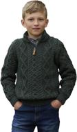 aran crafts knitted sweater z4559 8 boys' clothing logo