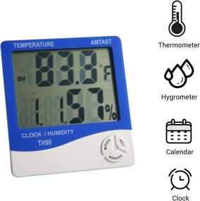 img 3 attached to AMTAST Thermometer Hygrometer Humidity Temperature