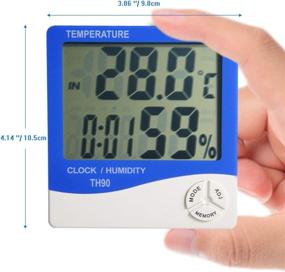 img 1 attached to AMTAST Thermometer Hygrometer Humidity Temperature