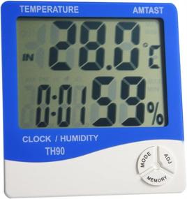 img 4 attached to AMTAST Thermometer Hygrometer Humidity Temperature