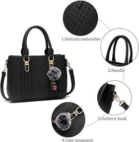 img 2 attached to 👜 Stylish YNIQUE Satchel Purses: Must-Have Handbags & Wallets for Women