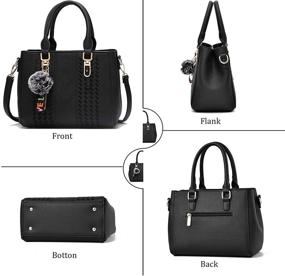 img 3 attached to 👜 Stylish YNIQUE Satchel Purses: Must-Have Handbags & Wallets for Women